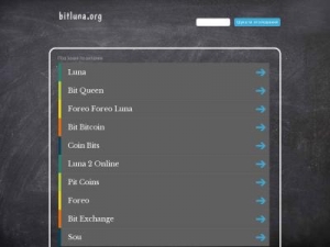 Скриншот главной страницы сайта bitluna.org